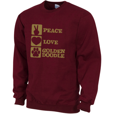 Peace Love Goldendoodle - Gildan Sweatshirt