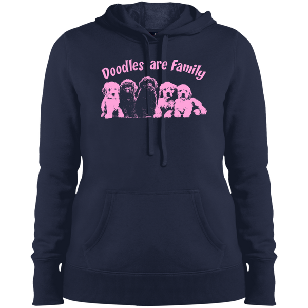 Doodles Are Family - Ladies Hooded Sweatshirt