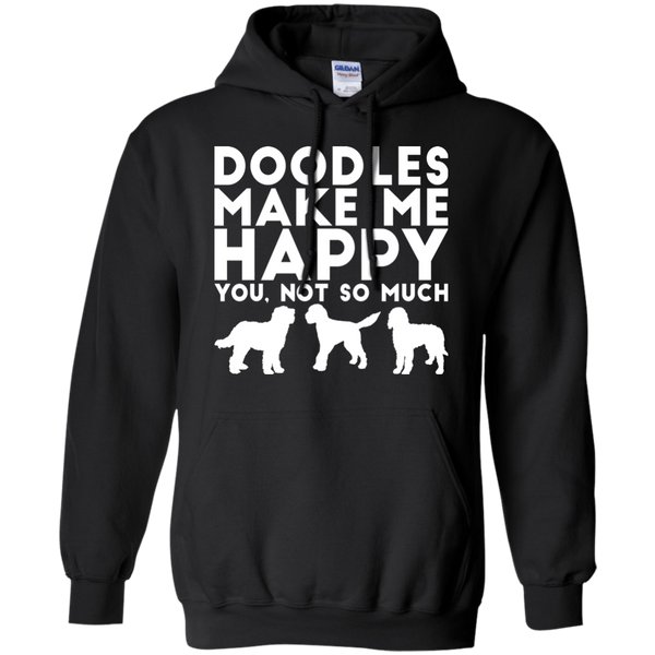 Doodles Make Me Happy - Gildan Hoodie