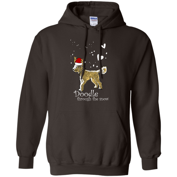 Doodle Through The Snow - Gildan Pullover Hoodie