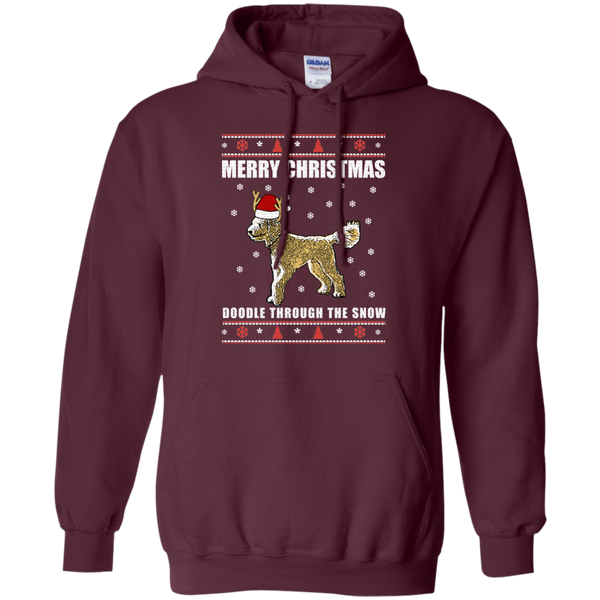 Doodle Through The Snow (Christmas Sweater) - Gildan Hoodie