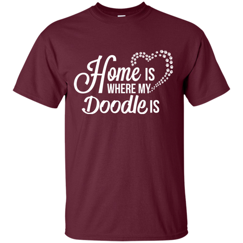 Home Is Where My Doodle Is - Gildan T-Shirt