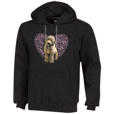 I LOVE Doodles - Gildan Heavyweight Pullover Fleece