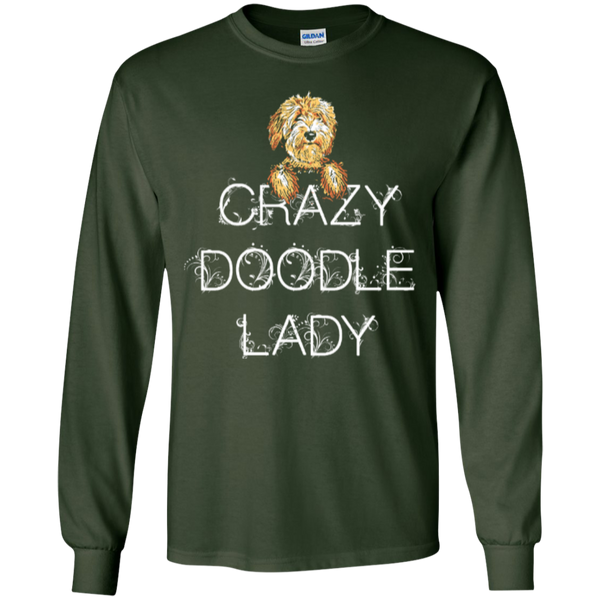 Crazy Doodle Lady - Gildan Long Sleeve T-Shirt