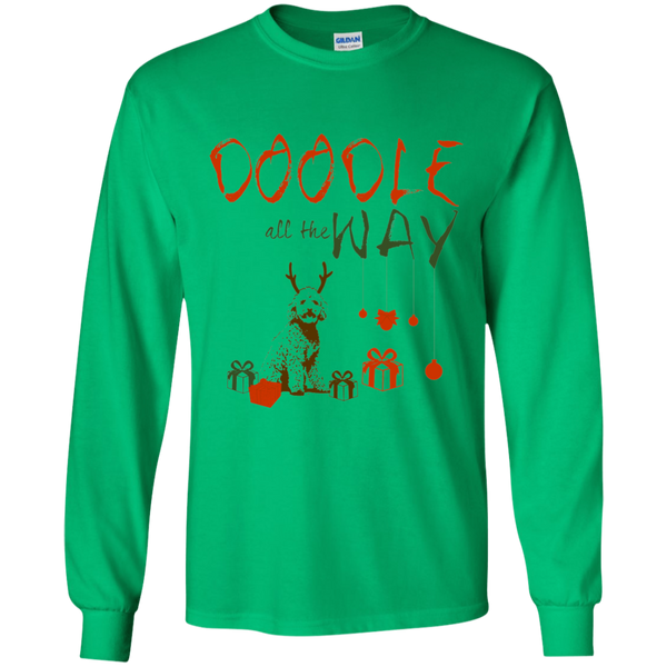 Doodle All The Way - Gildan LS Ultra T-Shirt