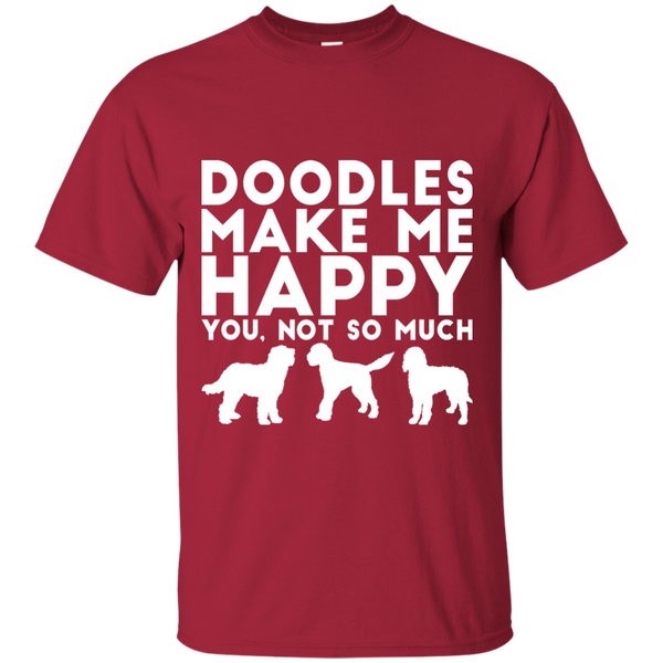 Doodles Make Me Happy - Gildan T-Shirt