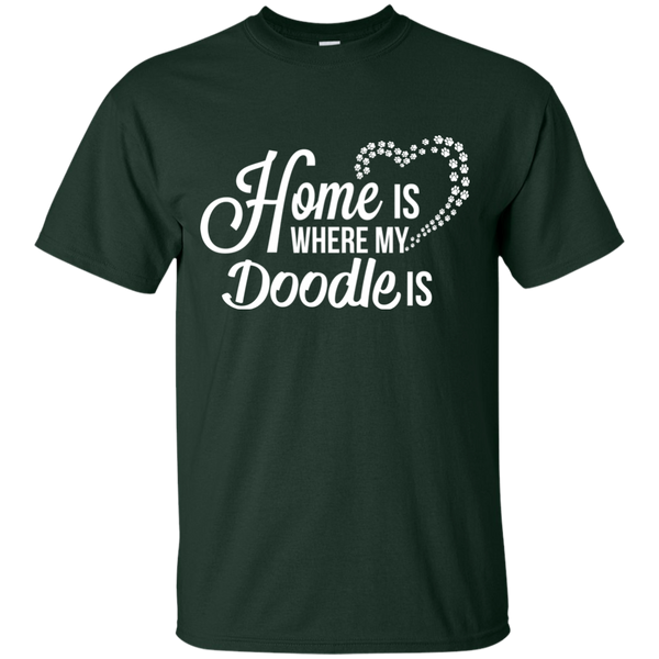 Home Is Where My Doodle Is - Gildan T-Shirt