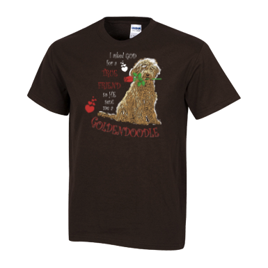 God Sent Me a Goldendoodle - Gildan Tee