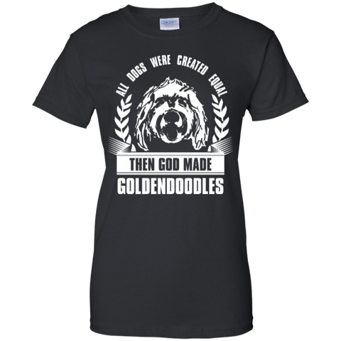Then God Made Goldendoodles - Gildan Ladies T-Shirt