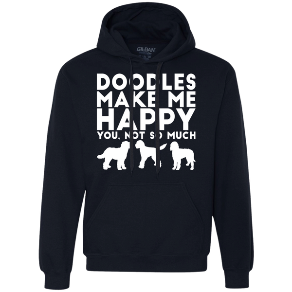 Doodles Make Me Happy - Gildan Heavyweight Fleece Sweatshirt