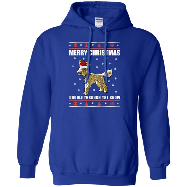 Doodle Through The Snow (Christmas Sweater) - Gildan Hoodie