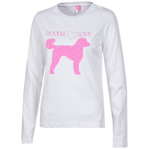 Doodle Love - Ladies Long Sleeve T-Shirt