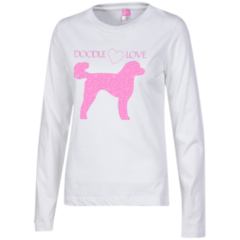 Doodle Love - Ladies Long Sleeve T-Shirt