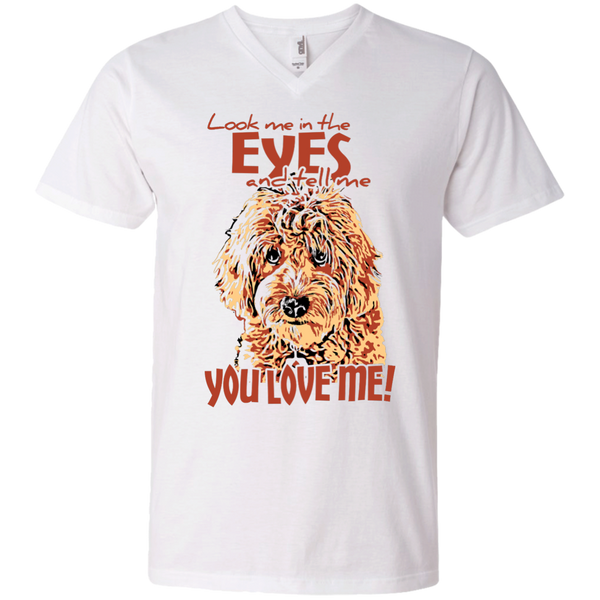 Look Me In The Eyes - Men's V-Neck