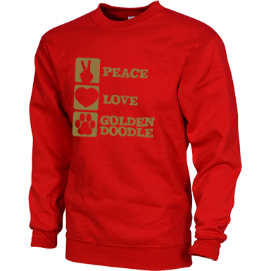 Peace Love Goldendoodle - Gildan Sweatshirt