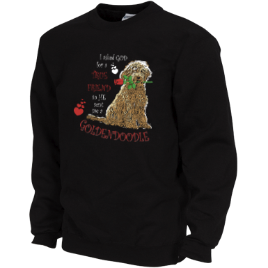 God Sent Me a Goldendoodle - Gildan Sweatshirt