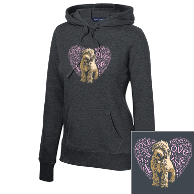 I LOVE Doodles - Ladies Hooded Sweatshirt