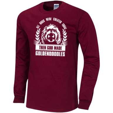 Then God Made Goldendoodles - Gildan Long Sleeve