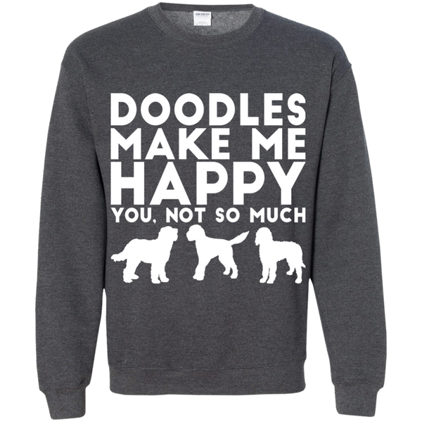 Doodles Make Me Happy - Gildan Sweatshirt