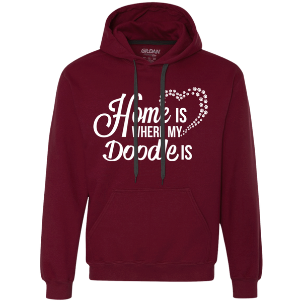Home Is Where My Doodle Is - Gildan Heavyweight Fleece Sweatshirt