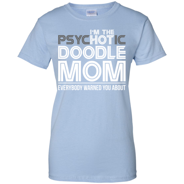 Hot Doodle Mom - Gildan Ladies T-Shirt