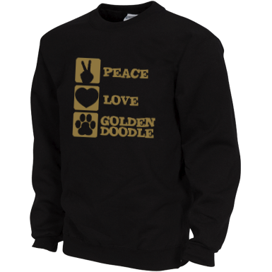 Peace Love Goldendoodle - Gildan Sweatshirt