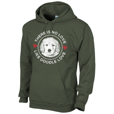 There is no Love Like Doodle Love - Gildan Hoodie