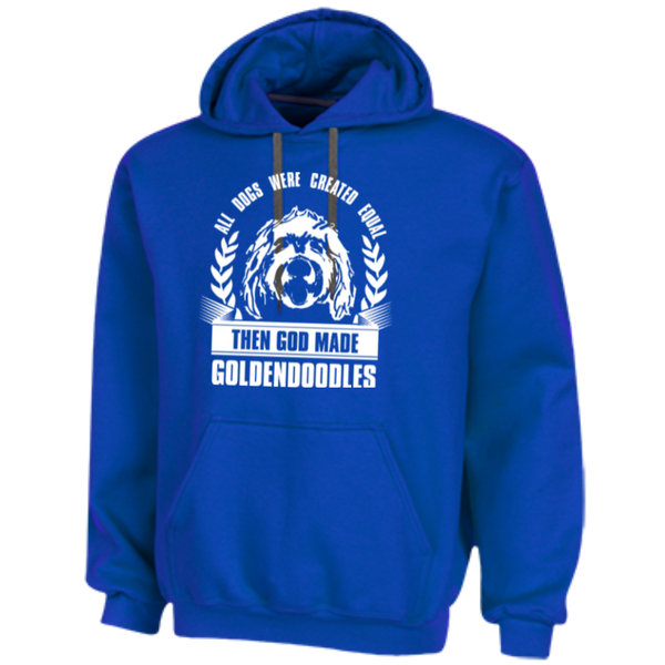 Then God Made Goldendoodles - Gildan Heavyweight Pullover Fleece