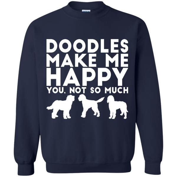 Doodles Make Me Happy - Gildan Sweatshirt