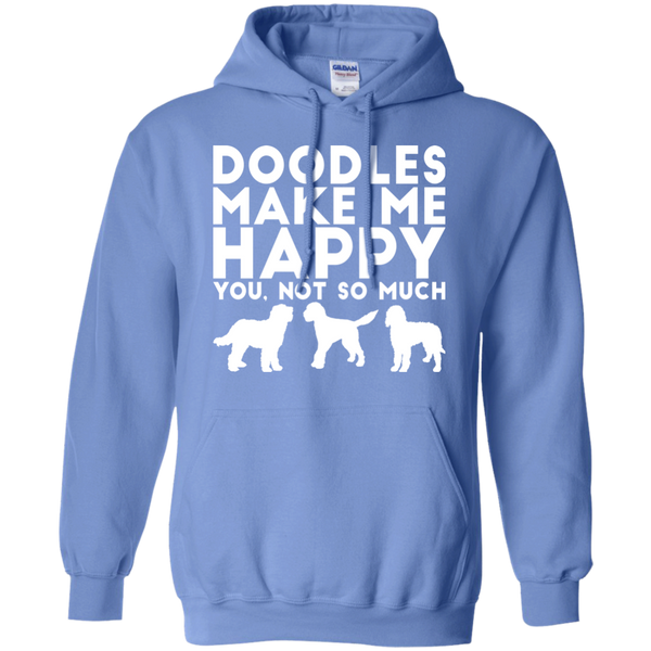Doodles Make Me Happy - Gildan Hoodie
