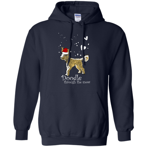 Doodle Through The Snow - Gildan Pullover Hoodie