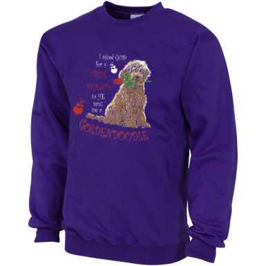 God Sent Me a Goldendoodle - Gildan Sweatshirt