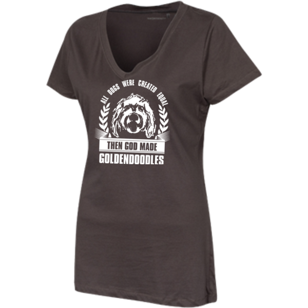 Then God Made Goldendoodles - Women's V-Neck