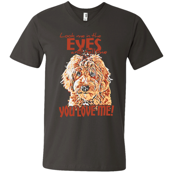 Look Me In The Eyes - Men's V-Neck