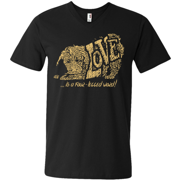 Love Is a Four Legged Word - Men's V-Neck