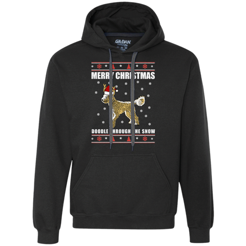 Doodle Through The Snow (Christmas Sweater) - Gildan Heavyweight Fleece Sweatshirt