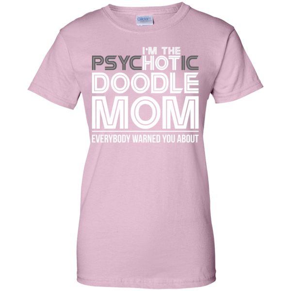 Hot Doodle Mom - Gildan Ladies T-Shirt
