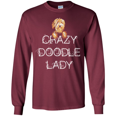 Crazy Doodle Lady - Gildan Long Sleeve T-Shirt