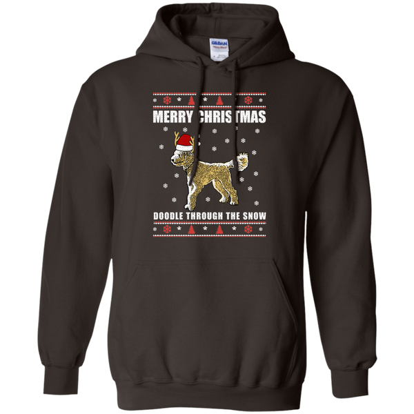 Doodle Through The Snow (Christmas Sweater) - Gildan Hoodie