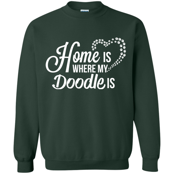 Home Is Where My Doodle Is - Gildan Sweatshirt