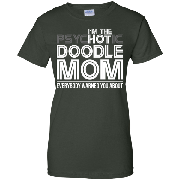 Hot Doodle Mom - Gildan Ladies T-Shirt