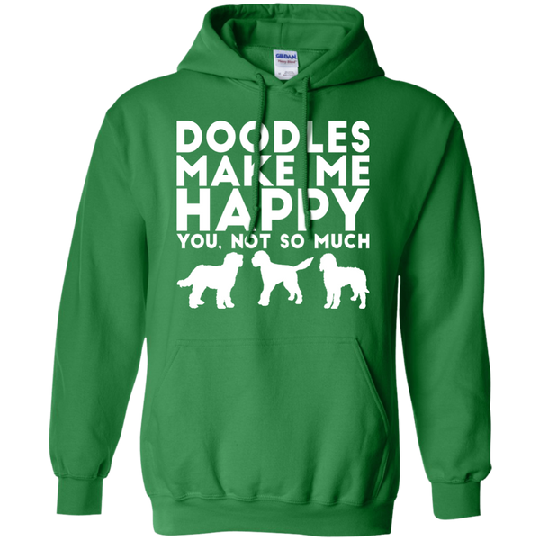 Doodles Make Me Happy - Gildan Hoodie