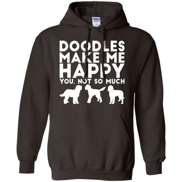 Doodles Make Me Happy - Gildan Hoodie