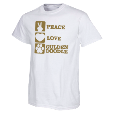 Peace Love Goldendoodle - Gildan T-Shirt