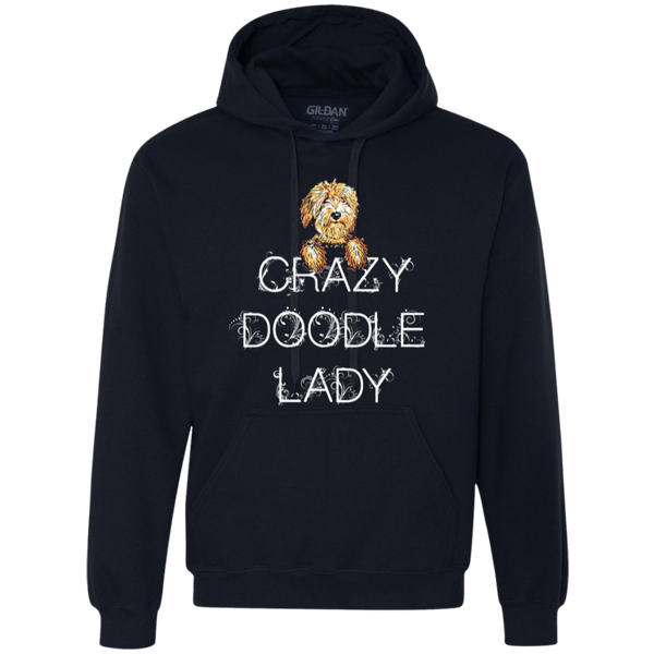 Crazy Doodle Lady - Gildan Heavyweight Fleece Sweatshirt