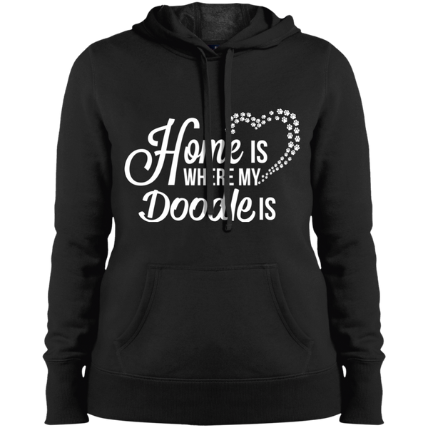 Home Is Where My Doodle Is - Ladies' Hooded Sweatshirt
