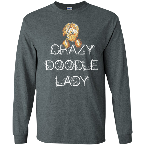 Crazy Doodle Lady - Gildan Long Sleeve T-Shirt