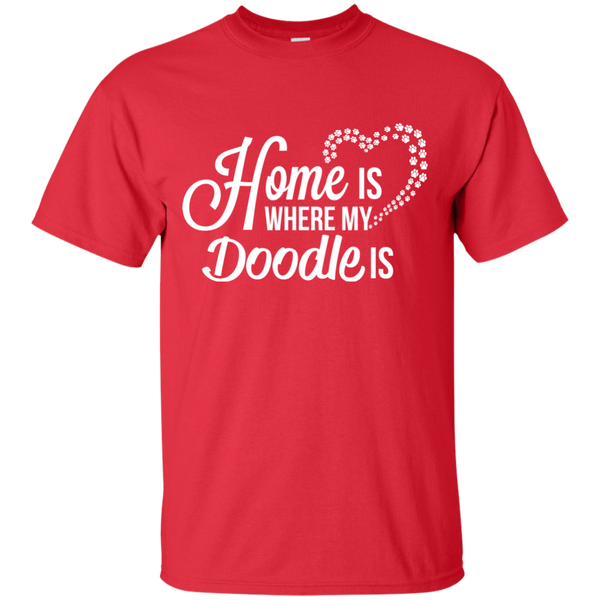 Home Is Where My Doodle Is - Gildan T-Shirt