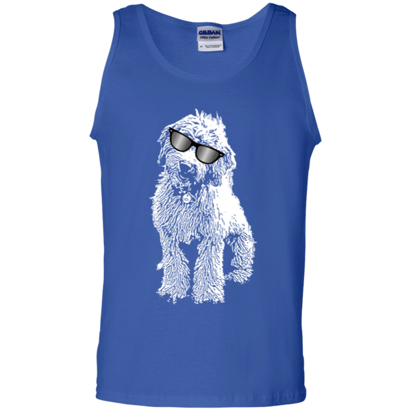Doodle With Glasses - Gildan Tank Top