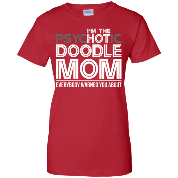 Hot Doodle Mom - Gildan Ladies T-Shirt